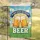 Go Away Unless You Brought Beer Mugs Grass - Home Party Decor Gift for Beer Lovers Garden Flag - 5