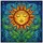 Radiant Sun Face Mandala Leaves - Boho Home Decor Gift for Yoga Lovers Garden Flag - 6