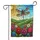 Dragonfly Sun Mosaic Garden Floral - Spring Summer Wildlife Lover Home Decor Gift Garden Flag - 3