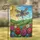 Dragonfly Sun Mosaic Garden Floral - Spring Summer Wildlife Lover Home Decor Gift Garden Flag - 1