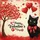 Black Cat Red Hearts Happy Valentine's Day - Cat Lover Holiday Gift Garden Flag - 6