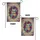 Vibrant Floral Wreath Welcome Sign Blue Butterflies Rustic Burlap - Welcoming Home Decor Gift Garden Flag - 4