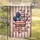 American Flag Dog Paw Print USA - Independence Day Home Decor for Dog Lovers Garden Flag - 5