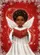African American Angelic Child Christmas Blessing - Holiday Decor Garden Flag - 6