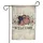 Distressed Welcome American Flag Hearts - Farmhouse Home Decor Gift Garden Flag - 3