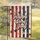 Happy 4th of July Patriotic Metallic Stars Vertical Stripes - USA National Day Garden Flag - 5