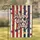 Happy 4th of July Patriotic Metallic Stars Vertical Stripes - USA National Day Garden Flag - 1