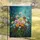 Cosmos-like Wildflower Bloom Cluster - Everyday Home Decor Garden Flag - 5