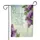 Lilac Butterfly Memorial Sympathy Gift for Loved Ones Garden Flag - 3