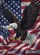 Majestic Bald Eagle American Flag Dynamic Patriotic Home Decor Gift for Veterans Garden Flag - 6