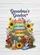 Custom Grandma's Garden Floral Signpost with Children's Names - Mother's Day Home Decor Gift Garden Flag - 6