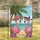 Flamingos Tropical Beach Hibiscus Palm - Home Decor Gift for Flamingo Lovers Garden Flag - 1