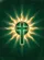 Prominent Golden Sunburst Emerald Cross Radiant Rays - Symbolic Home Decor Gift Garden Flag - 6