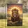 Majestic African Lion Radiant Sun Golden Savanna Dramatic Sunset Wildlife Lover Gift Garden Flag - 1