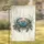 Blue Crab Seaweed Rustic Wood Grain Coastal Home Decor Gift Garden Flag - 1