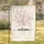 Calligraphy Welcome Script Cherry Blossom Floral Wreath - Everyday Home Decor Gift Garden Flag - 1