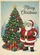 Santa Claus Christmas Tree Stacked Gifts - Merry Christmas Home Decor Garden Flag - 6