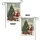 Santa Claus Christmas Tree Stacked Gifts - Merry Christmas Home Decor Garden Flag - 4