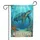 Sea Turtle Kelp Starfish Welcome - Coastal Home Decor Gift for Ocean Lover Garden Flag - 3