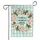 Rose Wreath 'I am the way, the truth and the life' John 14:6 Gingham Plaid - Christian Home Decor Gift Garden Flag - 3