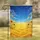 Golden Wheat Sunflowers Blue Sky Field - Farmhouse Home Decor Gift Garden Flag - 1