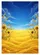 Golden Wheat Sunflowers Blue Sky Field - Farmhouse Home Decor Gift Garden Flag - 6