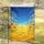 Golden Wheat Sunflowers Blue Sky Field - Farmhouse Home Decor Gift Garden Flag - 5