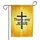 Thank You JESUS Christian Cross Divine Grace Radiant Rays - Spiritual Home Decor Gift Garden Flag - 3