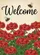 Lush Red Geraniums Welcome Bumblebees - Everyday Garden Decor Gift Garden Flag - 6