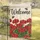 Lush Red Geraniums Welcome Bumblebees - Everyday Garden Decor Gift Garden Flag - 5