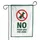 Red Prohibition Dog No Poop Pee Sign Outdoor Safety for Homeowners Garden Flag - 3