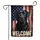 Black Labrador American Flag Welcome Sign - Patriotic Home Decor Gift Garden Flag - 3