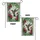 Stained Glass Hummingbird & Elegant Flowers - Wildlife Home Decor Gift Garden Flag - 4