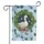 White Goose Yellow Daisy Crown Pink Bow Wreath Welcome Blue Hydrangea Decor Gift Garden Flag - 3