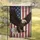 Bald Eagle Weathered Wood Grain American Flag Independence Day Gift for Veterans Garden Flag - 5