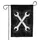 Crossed Wrenches Dark Marble - Workshop Decor Gift for Mechanic Garden Flag - 3