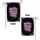 Hot Pink Pretty Girls Fart Too Text Black Background Smoke Glitter - Funny Home Decor Gift Garden Flag - 4