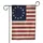 Betsy Ross American Flag 13 Stars in Circle Distressed Stripes - Patriotic Home Decor Garden Flag - 3