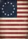 Betsy Ross American Flag 13 Stars in Circle Distressed Stripes - Patriotic Home Decor Garden Flag - 6