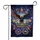 Bald Eagle Stars Wreath 'God Bless America' - Independence Day Home Decor Garden Flag - 3