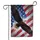 Bald Eagle American Flag - Independence Day Home Decor Gift for Veterans Garden Flag - 3