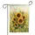 Golden Sunflowers Monarch Butterflies Wildflower Meadow - Home Decor Gift for Nature Lovers Garden Flag - 3