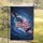 Soaring Majestic Bald Eagle American Flag Independence Day Decor for Proud Americans Garden Flag - 5