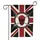Red Skull Crossed Sabers Union Jack - Home Decor Gift Garden Flag - 3
