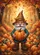 Garden Gnome Embracing Pumpkin Autumn Leaves Forest - Fall Home Decor Garden Flag - 6