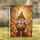 Garden Gnome Embracing Pumpkin Autumn Leaves Forest - Fall Home Decor Garden Flag - 1