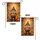 Garden Gnome Embracing Pumpkin Autumn Leaves Forest - Fall Home Decor Garden Flag - 4