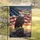 Bald Eagle American Flag Mountain Sunset - Home Decor Gift for American Flag Lovers Garden Flag - 5