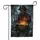 Undead Pirate Skull Burning Treasure Chest Custom Name Dark Fantasy Decor Gift Garden Flag - 3