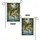 Leaping European Perch Water Splash Forest - Wildlife Lover Gift Garden Flag - 4